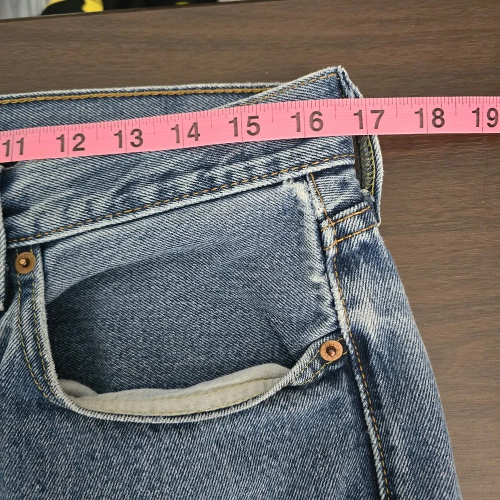 Levis 550 Relaxed Fit Tapered Leg Mens Blue‎ Jeans Medium Wash 33x32 00550-4886